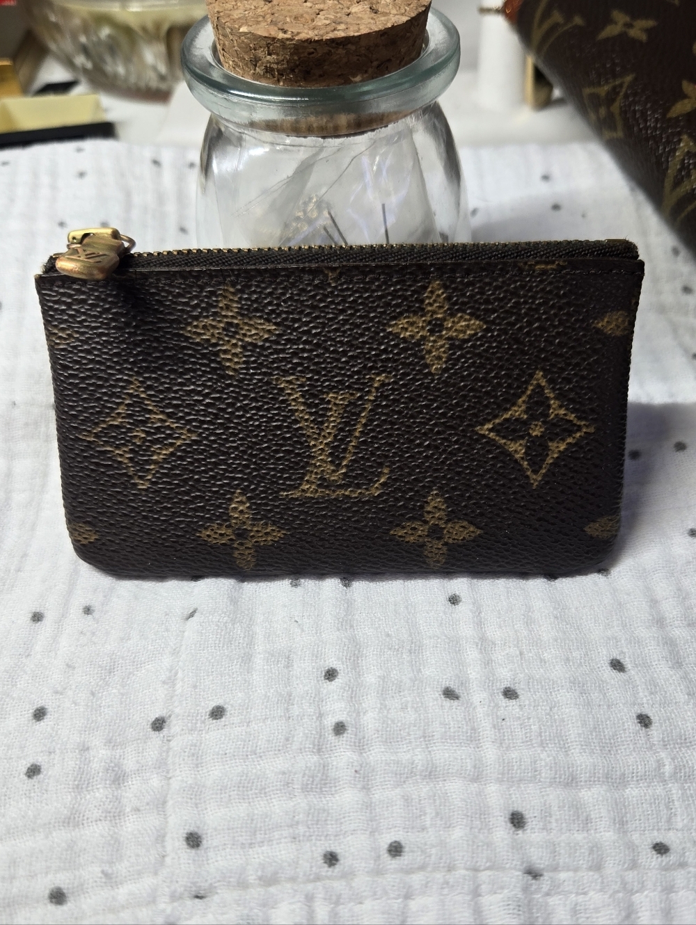 Louis Vuitton Pochette Clés key pouch in Monogram canvas
